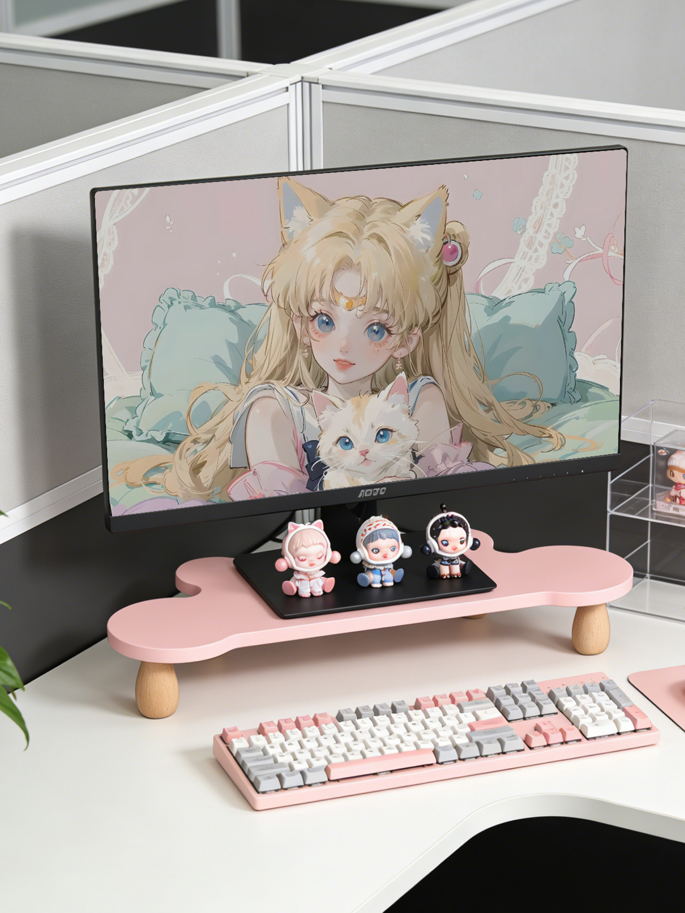Desk Corner Mat - Modern mat Cuter Riser Stand Desk