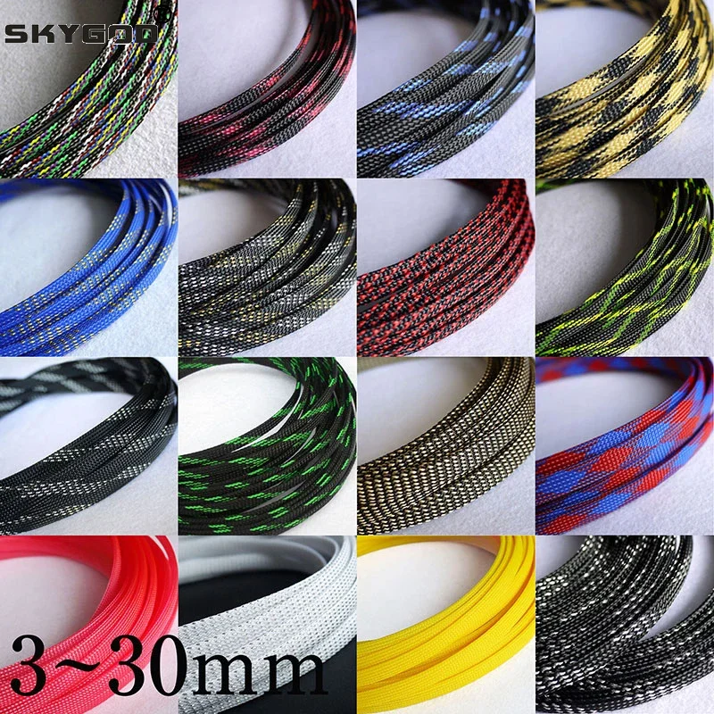 Cable Sleeve Braided - 5M New Tight High Density PET