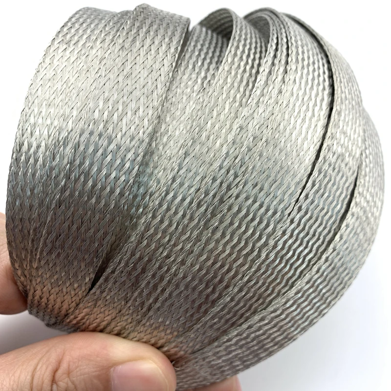 Cable Sleeve Braided - Tinned Plating Copper Braided Sleeve Expandable