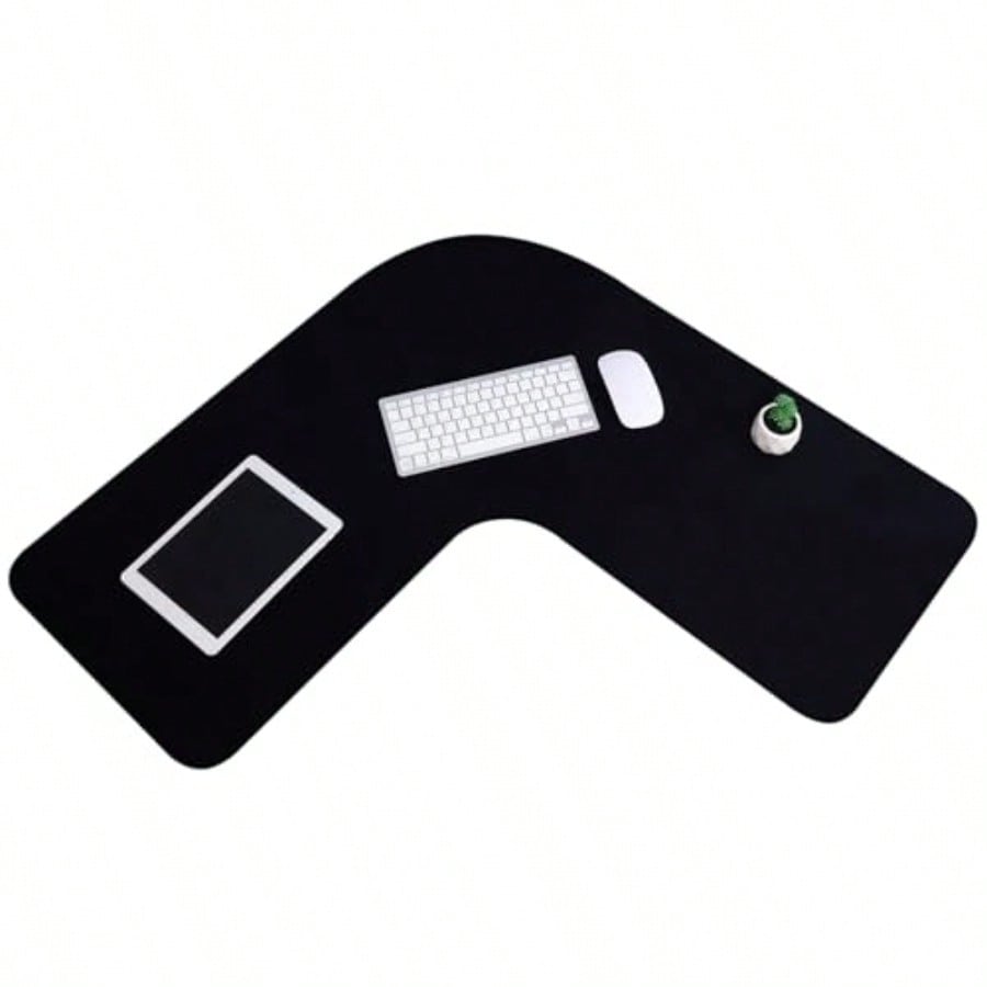Desk Corner Mat - L Shaped Desk Mat Corner Mouse