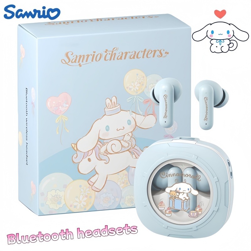 Gaming Accessories Women - Sanrio Cinnamoroll Wireless Bluetooth In-Ear Earphones,