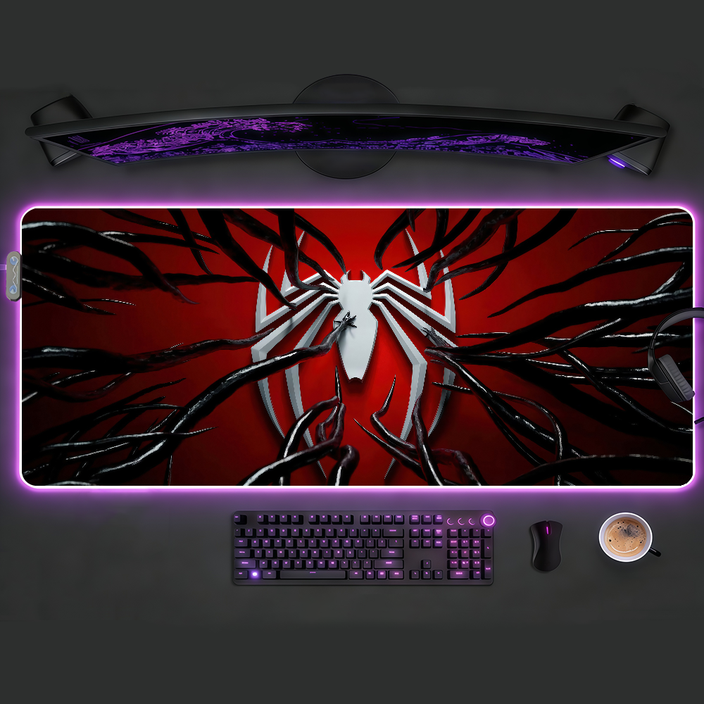 Gaming Accessories Men - Superhero S-Spider M-Man Mouse Pad RGB