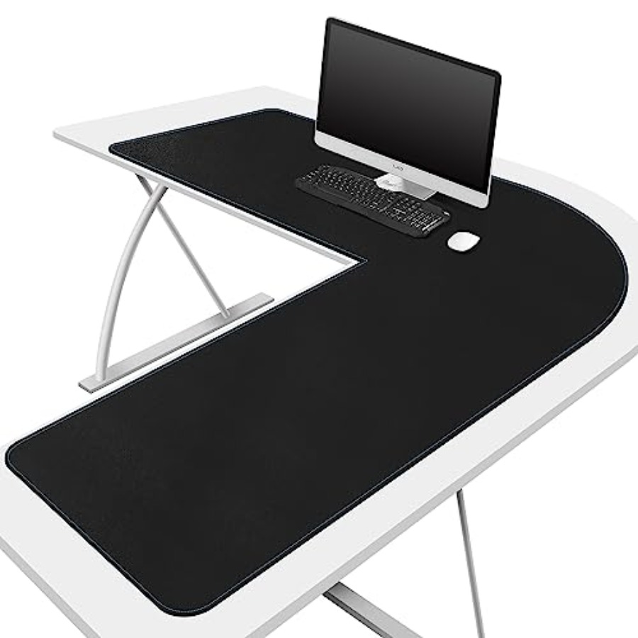 Desk Corner Mat - Reversible L Shaped Desk Mat ‎‎