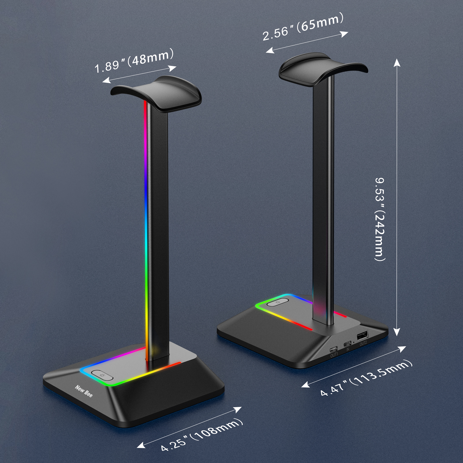 New Bee Z8 RGB Headphones Stan - Gaming Accessories Sale reseña y precio