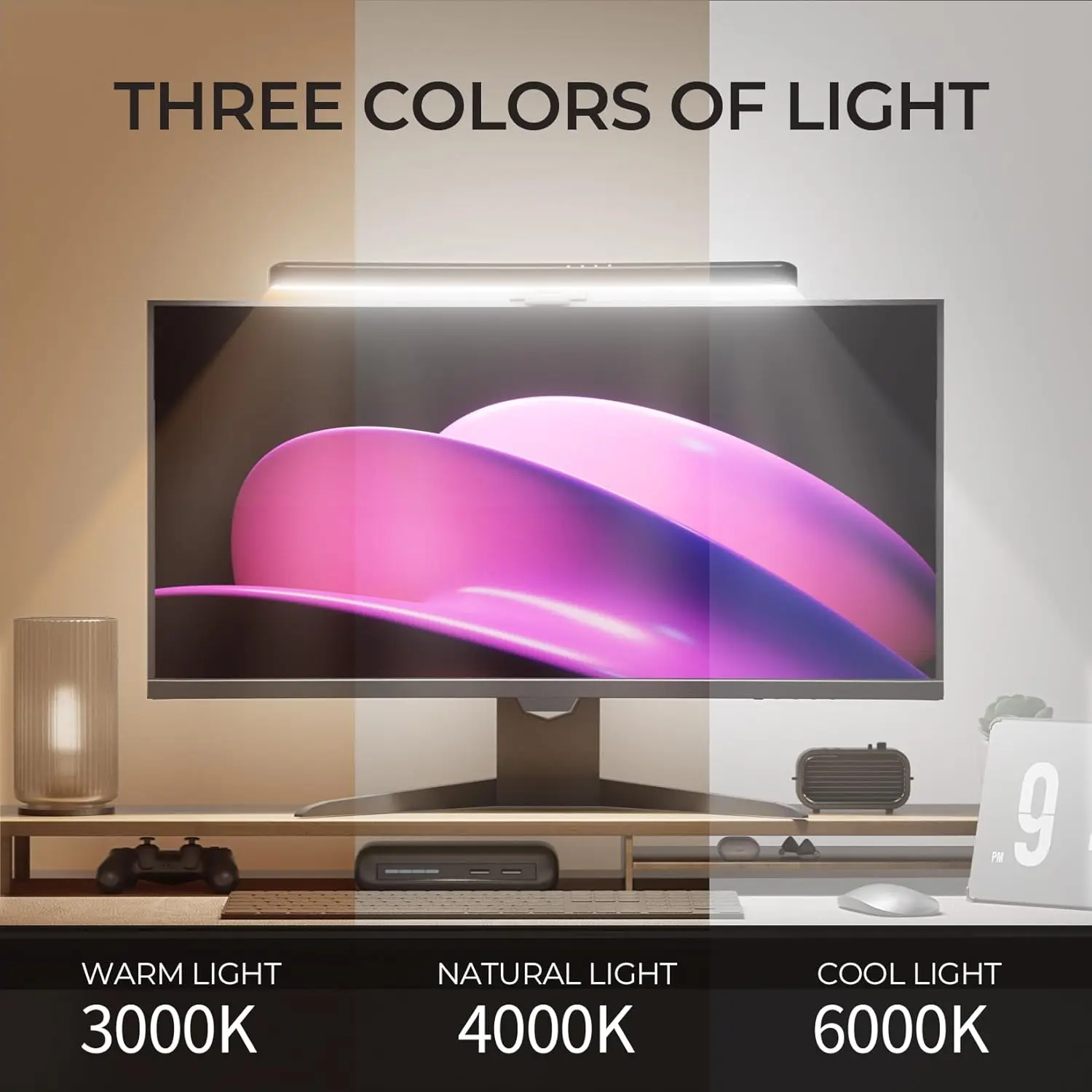 Monitor Light Bar Curved with  - Gaming Accessories For Bedroom reseña y precio