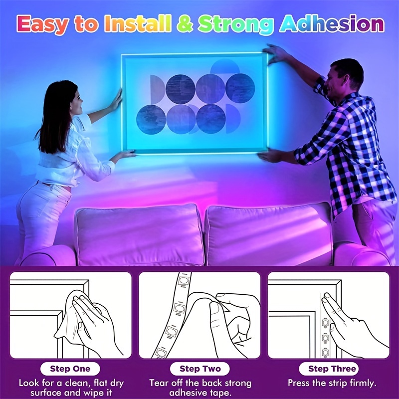 LED Strip Light RGB 5050 Bluet - Gaming Accessories For Bedroom reseña y precio