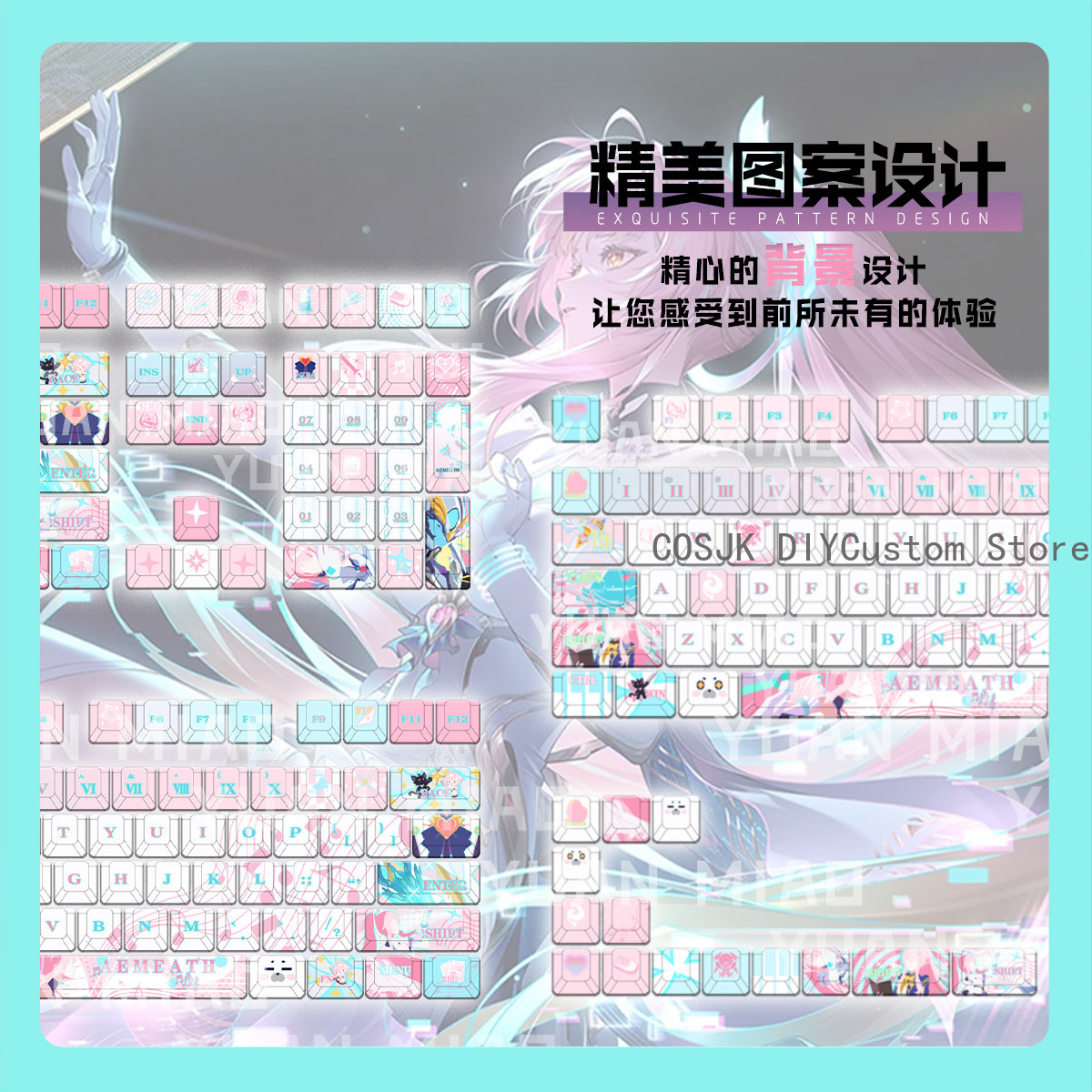 122 Keys Anime Wuthering Waves - Gaming Accessories In China reseña y precio