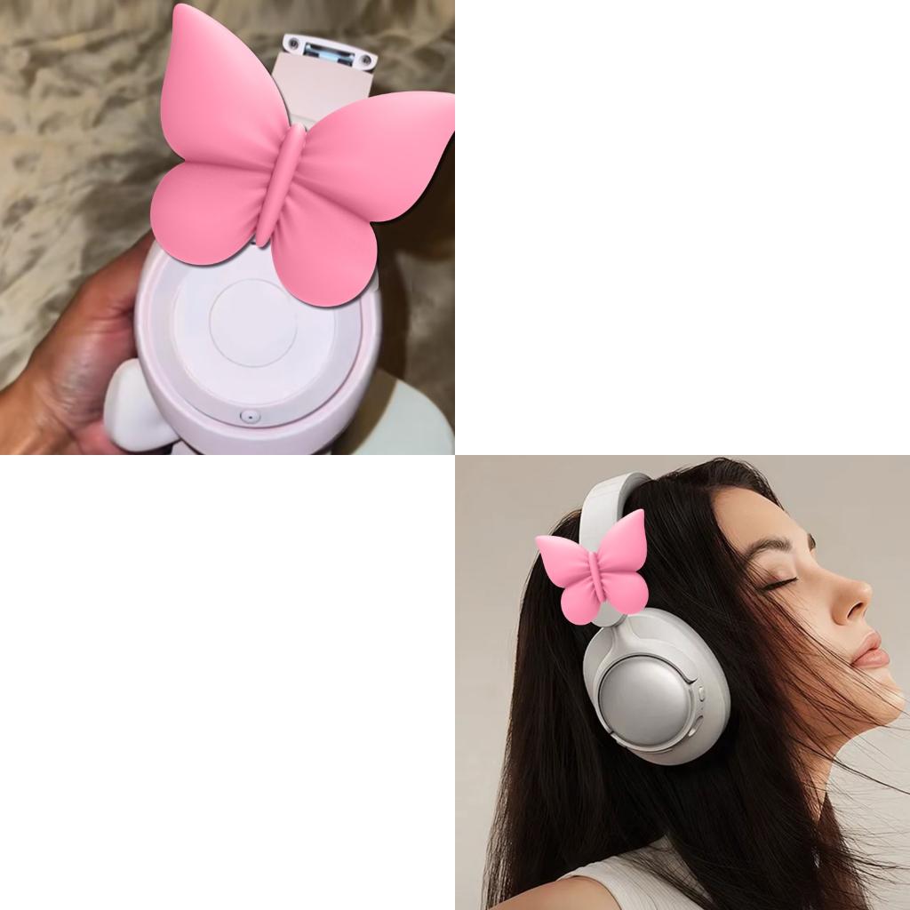 2Pcs Silicone Bowknot Earbuds  - Gaming Accessories Women reseña y precio