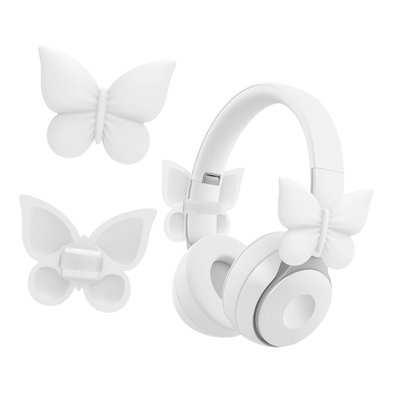 2Pcs Silicone Bowknot Earbuds  - Gaming Accessories Women reseña y precio