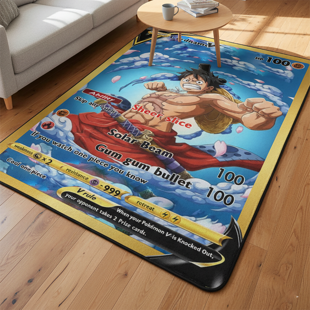 Cartoon One Piece Rug Anime Lu - Gaming Accessories For Kids reseña y precio