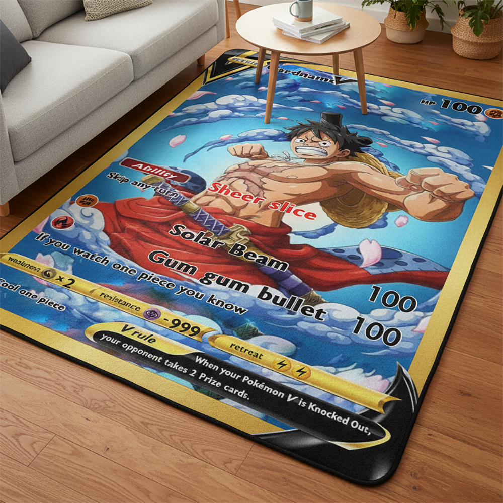 Cartoon One Piece Rug Anime Lu - Gaming Accessories For Kids reseña y precio