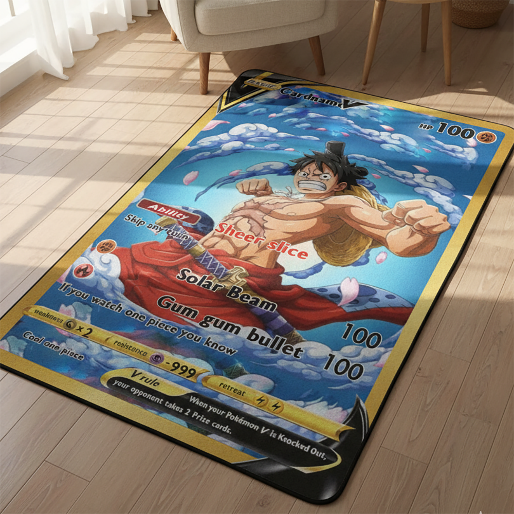 Cartoon One Piece Rug Anime Lu - Gaming Accessories For Kids reseña y precio