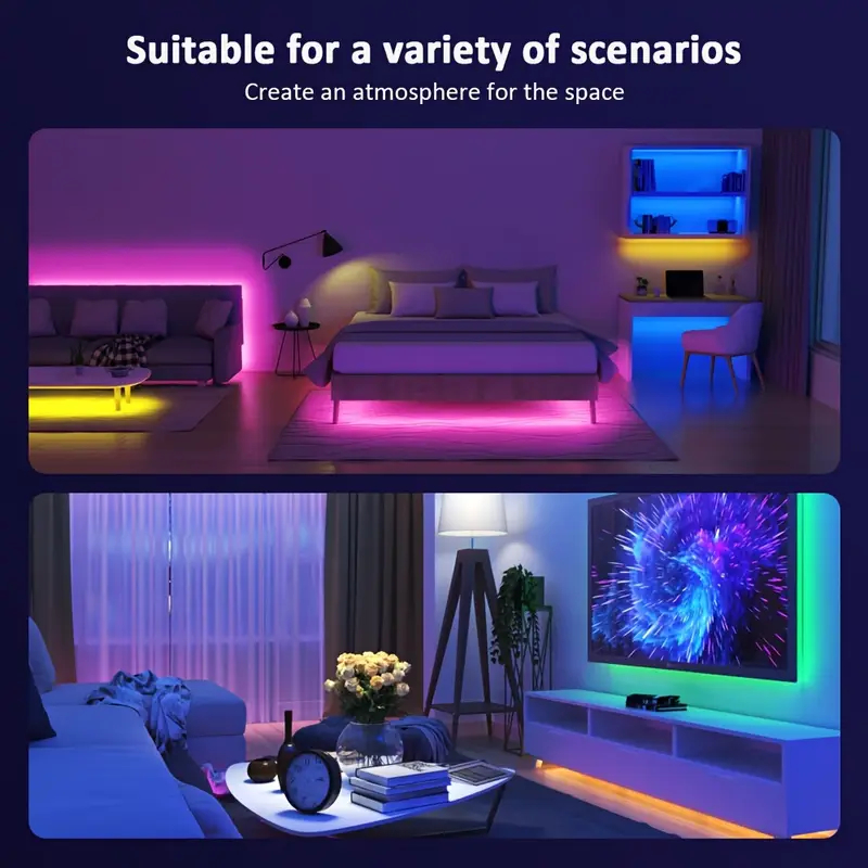 5V USB RGB Led Strip Lights Bl - Gaming Accessories For Bedroom reseña y precio
