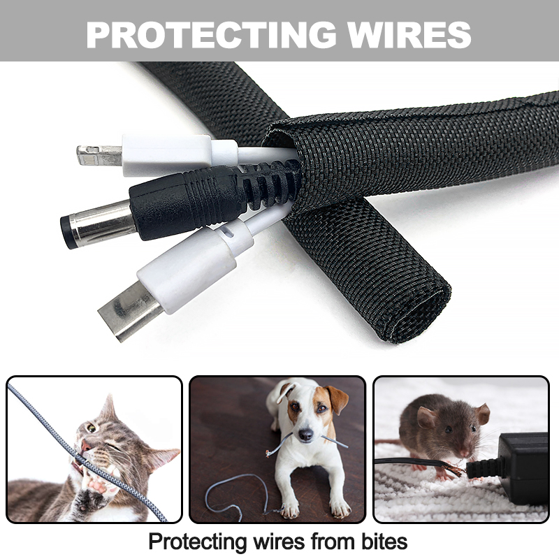 5/10M Self Closing PET Braided - Cable Sleeve Braided reseña y precio