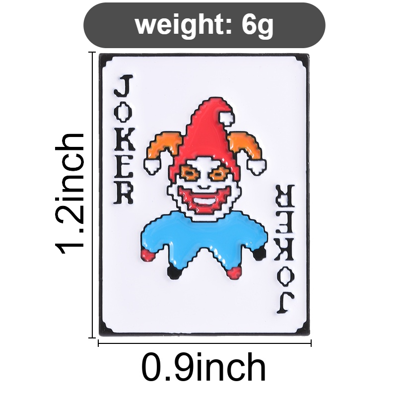 Poker Joker Enamel Pins Pixel  - Joker Gaming Accessories reseña y precio