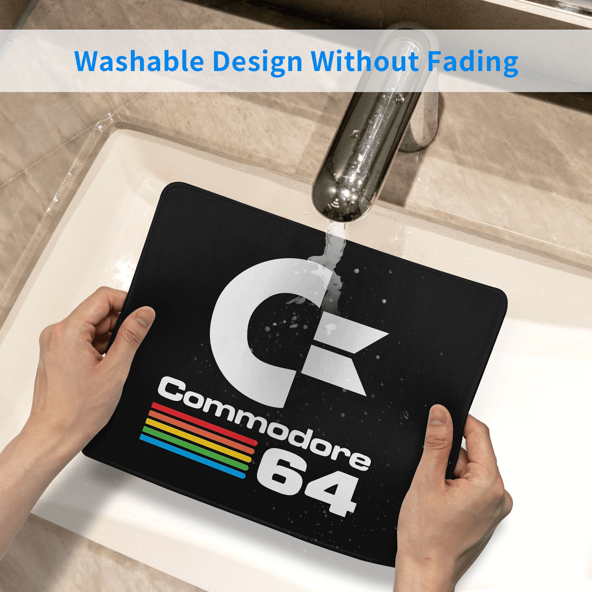 Commodore C64 Logo Mouse Pad C - Gaming Accessories Logo reseña y precio