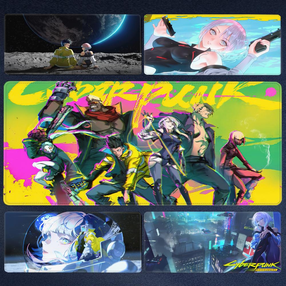 C_cyberpunk Cute Cartoon E_edg - Desk Corner Mat reseña y precio