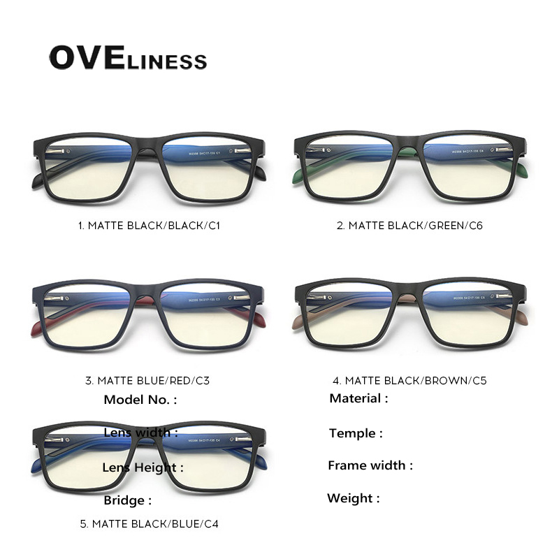 TR90 glasses frame men myopia  - Gaming Accessories Men reseña y precio