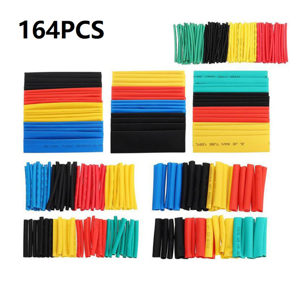 164pcs Heat Shrink Tube Kit Th - Sleeved Cable Kit reseña y precio