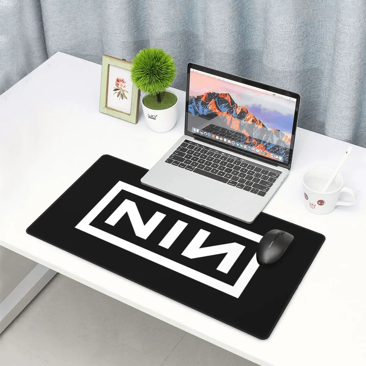 Large Mouse Pad NIN Logo Nine  - Gaming Accessories Logo reseña y precio