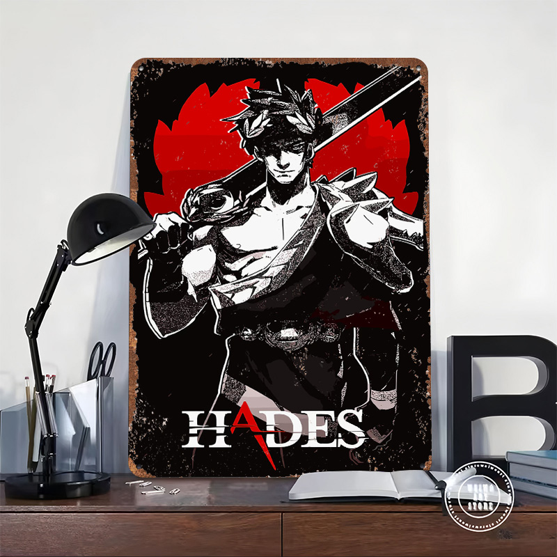 Hades Game Metal Poster Custom - Gaming Accessories Men reseña y precio