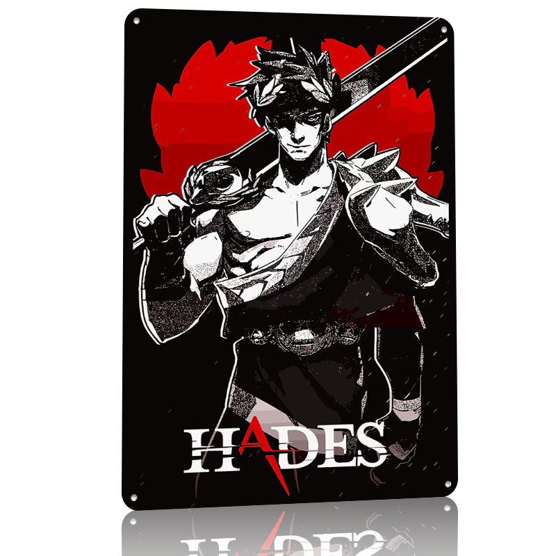 Hades Game Metal Poster Custom - Gaming Accessories Men reseña y precio