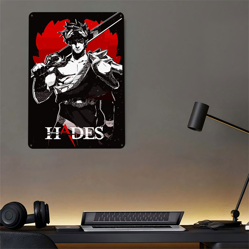 Hades Game Metal Poster Custom - Gaming Accessories Men reseña y precio