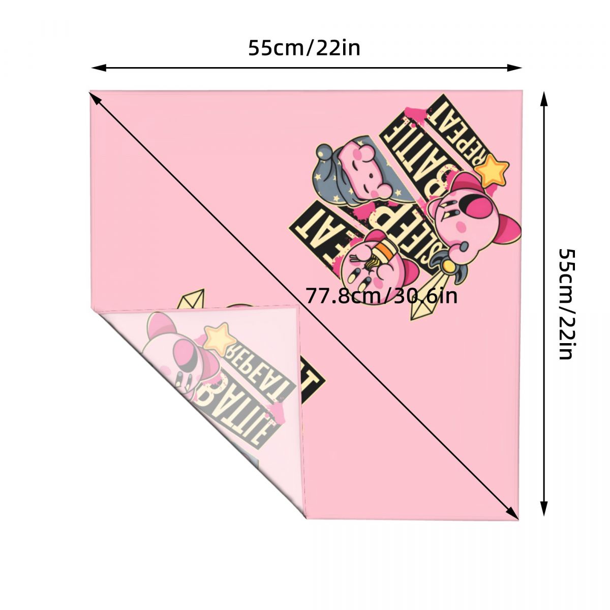 Custom K-Kirbys Square Scarf M - Gaming Accessories Toys reseña y precio