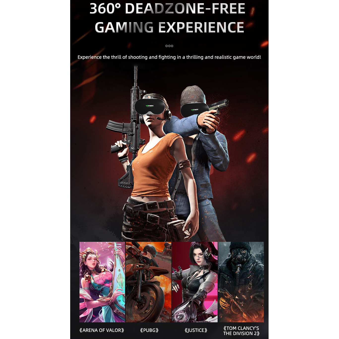 Virtual Reality 3D VR Glasses  - Gaming Accessories For Kids reseña y precio