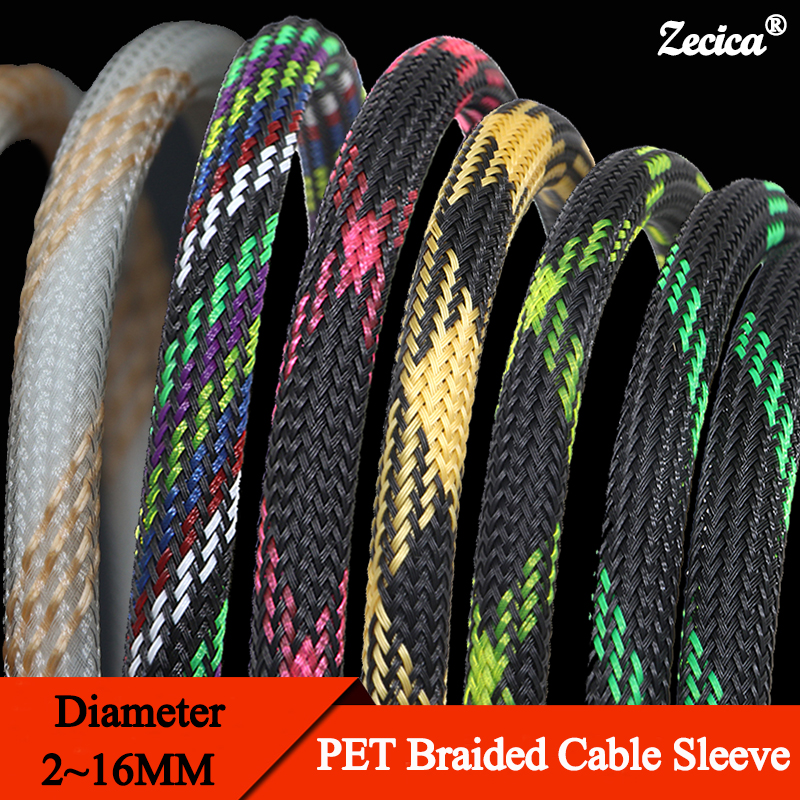 1~50M PET Expandable Cable Sle - Cable Sleeve Braided reseña y precio