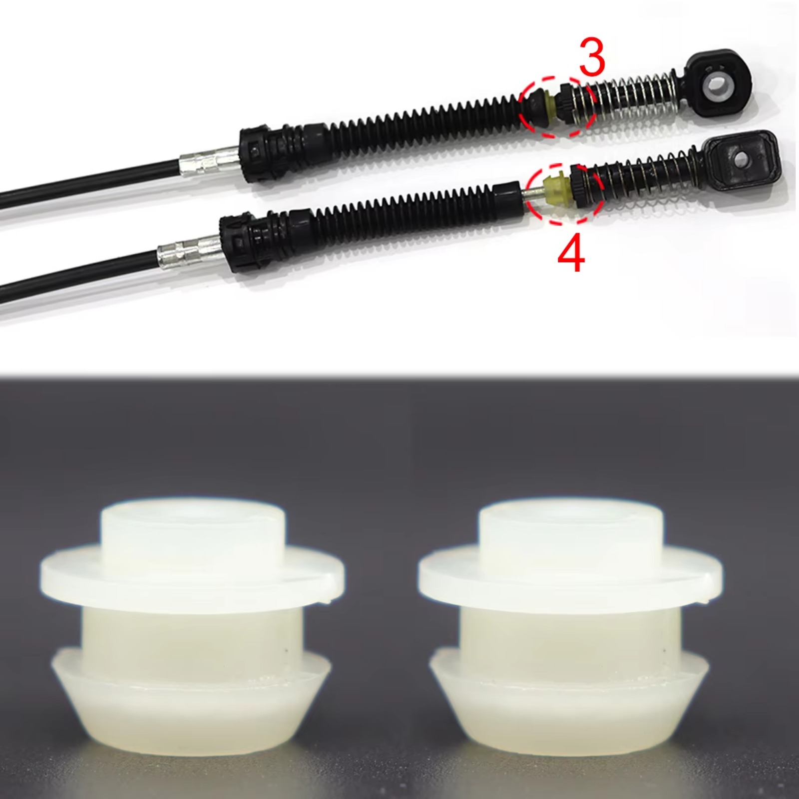Manual Gear Shift Selector Lev - Sleeved Cable Kit reseña y precio