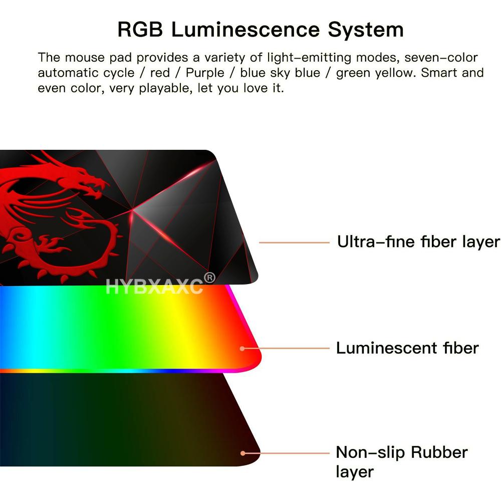 Gaming Mouse Pad Rgb Msi LOGO  - Gaming Accessories Logo reseña y precio