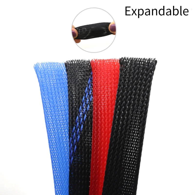 5M New Tight High Density PET  - Cable Sleeve Braided reseña y precio