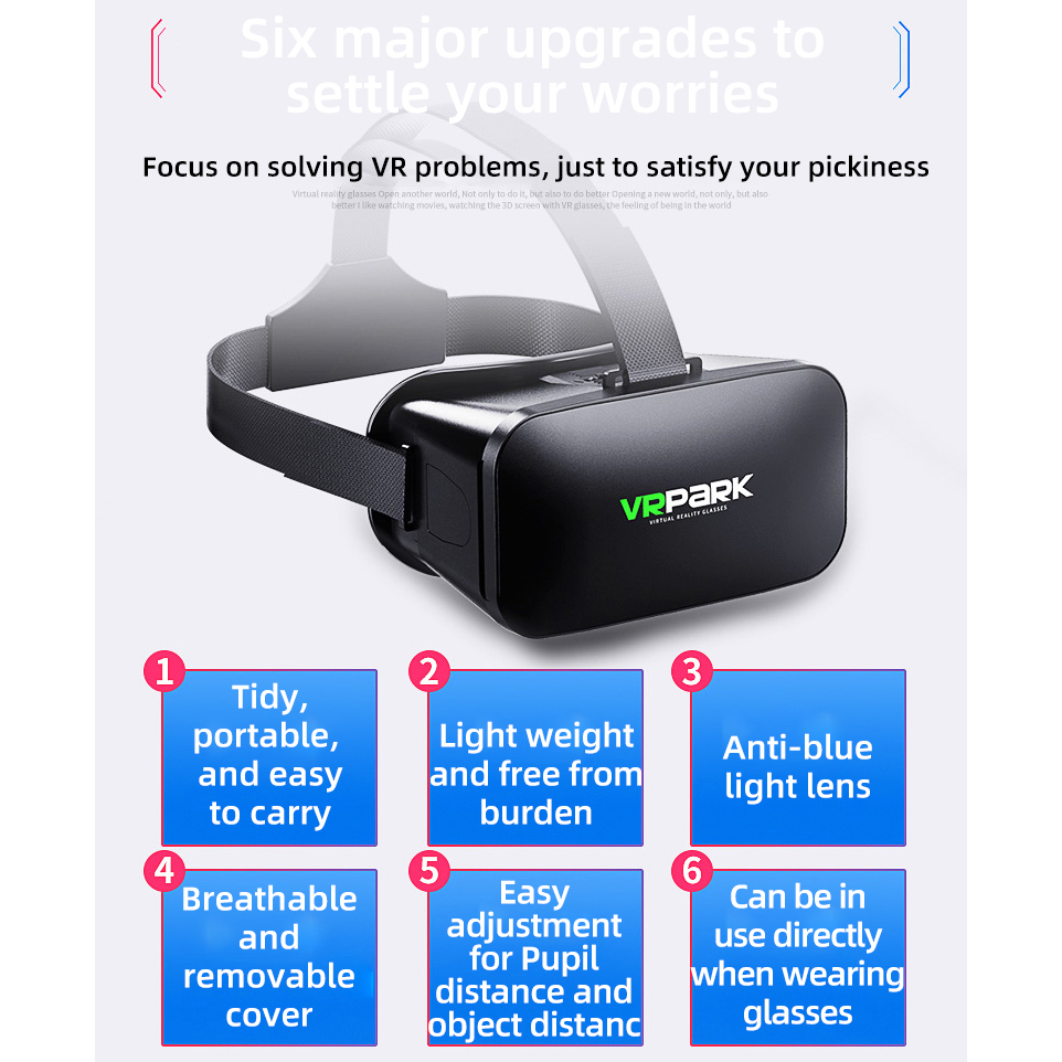 VR Glasses 3D Virtual Reality  - Gaming Accessories For Kids reseña y precio