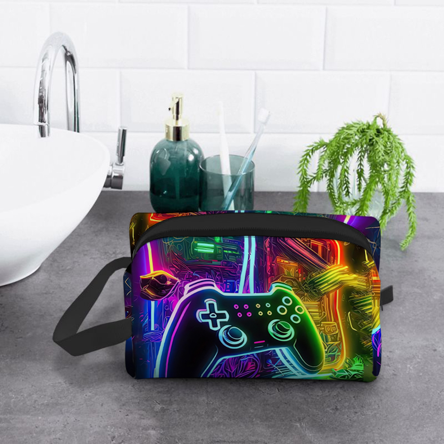 GamePad Pattern Cosmetic Bag F - Gaming Accessories For Kids reseña y precio