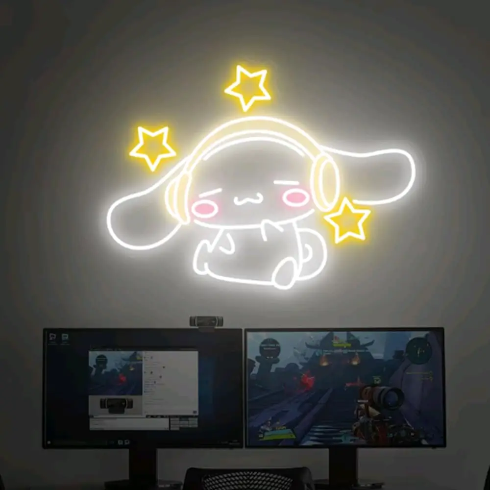 Cinnamoroll Headphones Neon Si - Gaming Accessories For Bedroom reseña y precio