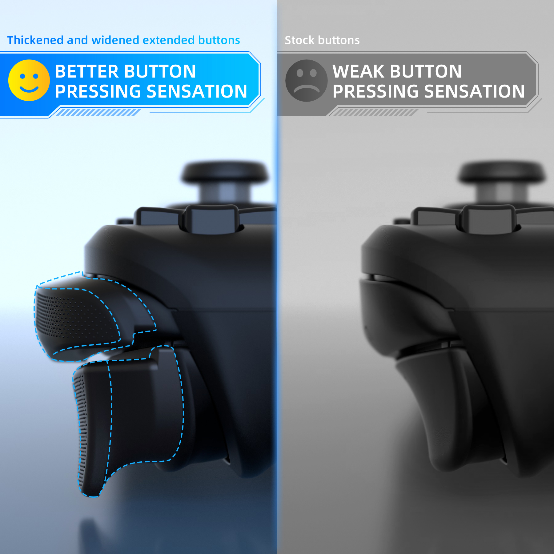 PlayVital Shoulder Buttons Tri - Gaming Accessories Monitor reseña y precio
