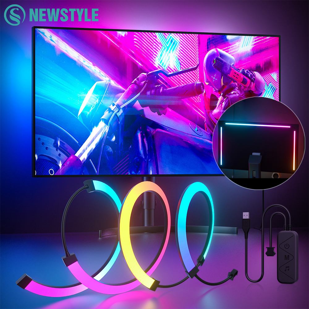 RGB Gaming Lights Strip Monito - Gaming Accessories For Bedroom reseña y precio