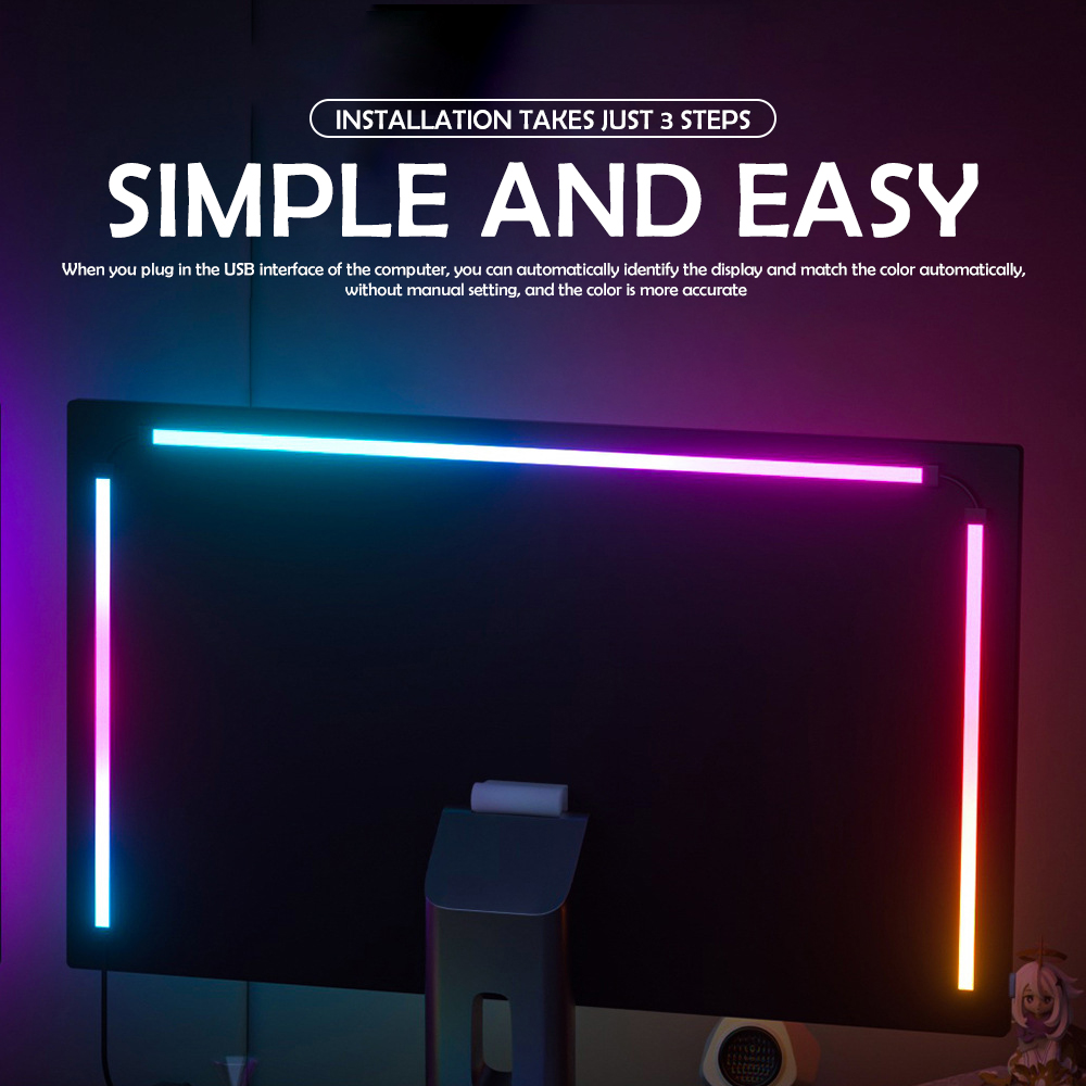 RGB Gaming Lights Strip Monito - Gaming Accessories For Bedroom reseña y precio