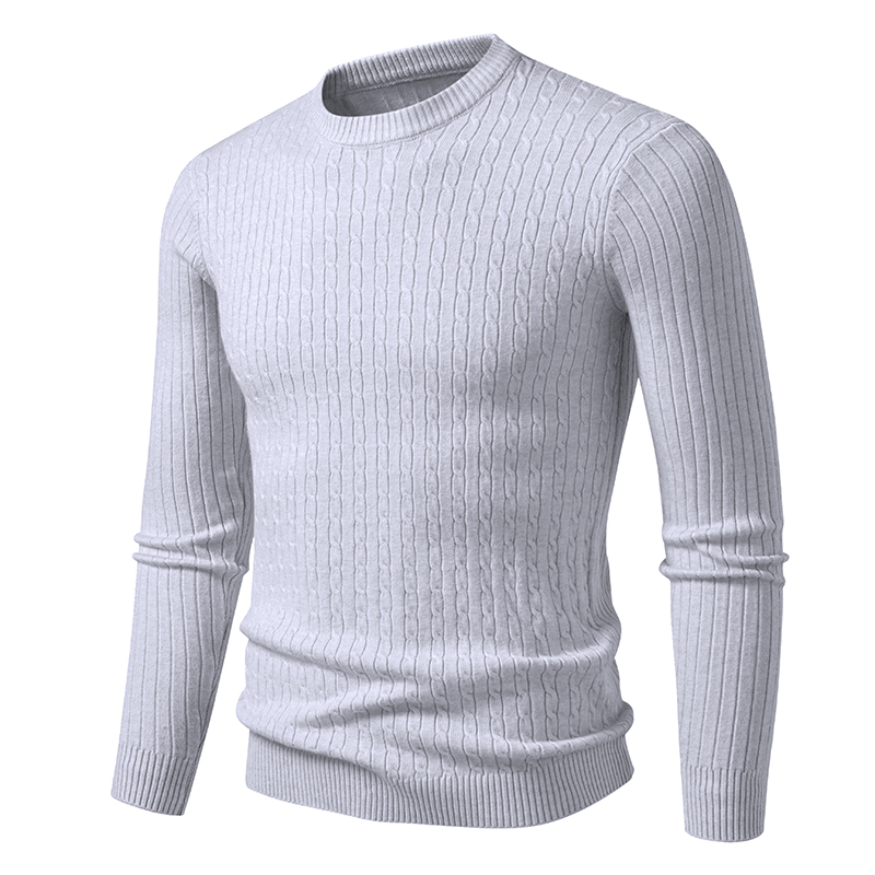 new Mens Crew Neck Sweaters Lo - Sleeved Cable Kit reseña y precio