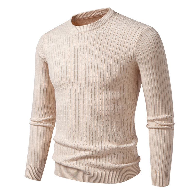 new Mens Crew Neck Sweaters Lo - Sleeved Cable Kit reseña y precio