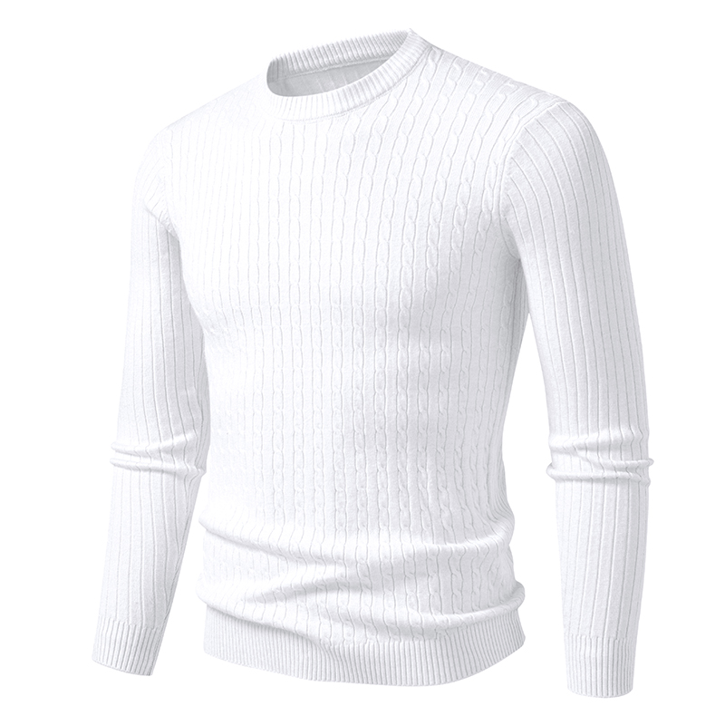 new Mens Crew Neck Sweaters Lo - Sleeved Cable Kit reseña y precio