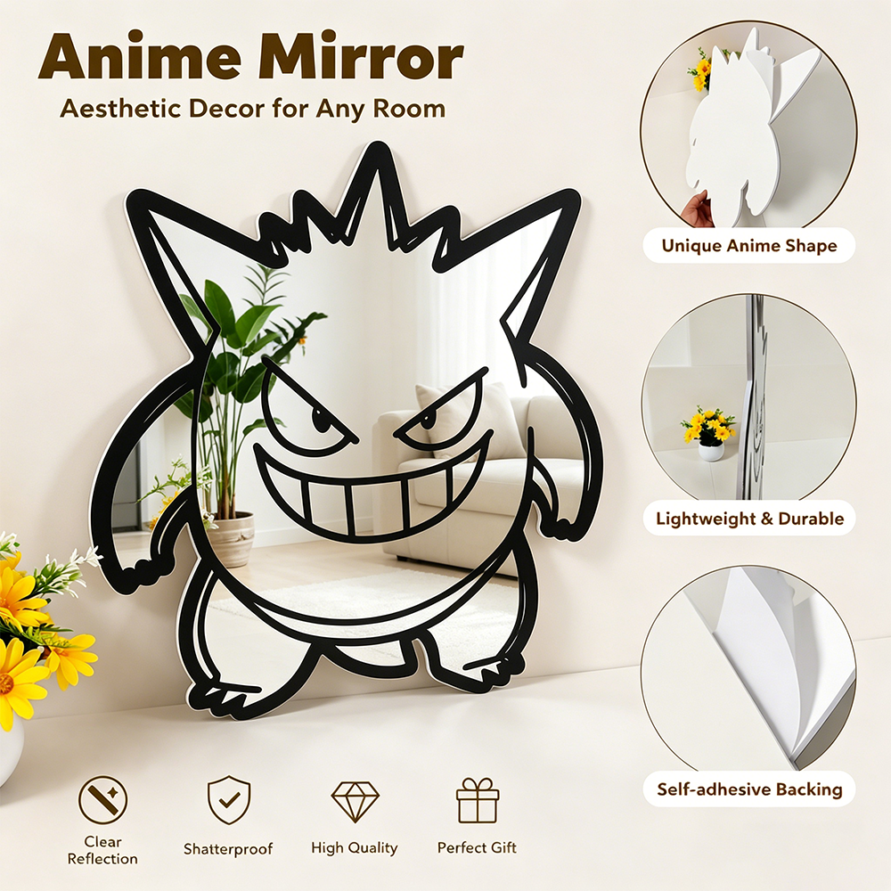 Cartoon Cute Gengar Pokemon Wa - Gaming Accessories For Bedroom reseña y precio