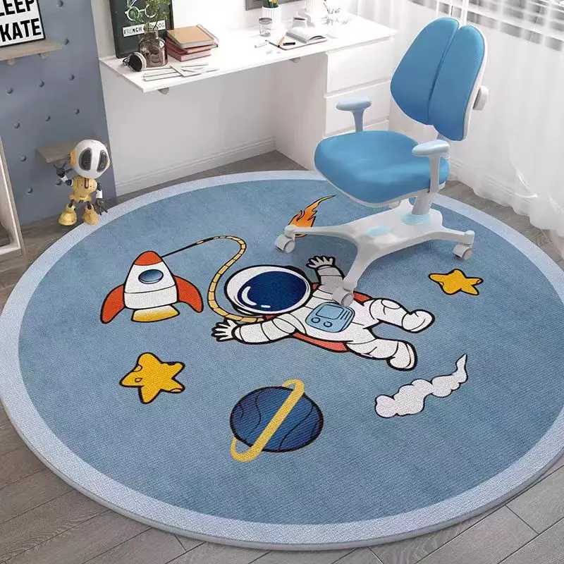 Round Carpet for Kids' Room –  - Desk Corner Mat reseña y precio