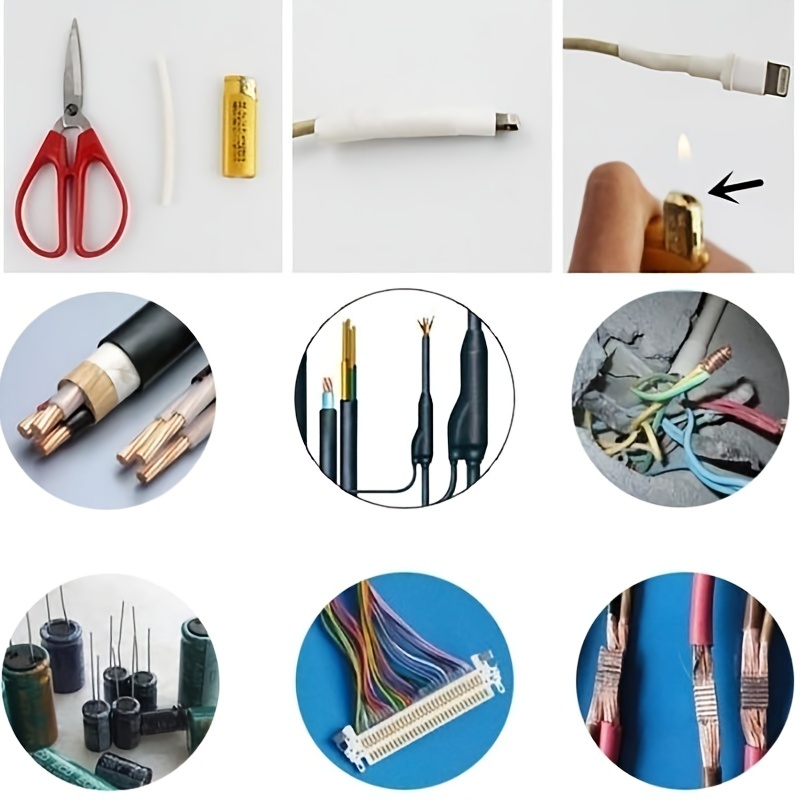 127pcs Black Red Heat Shrink T - Sleeved Cable Kit reseña y precio