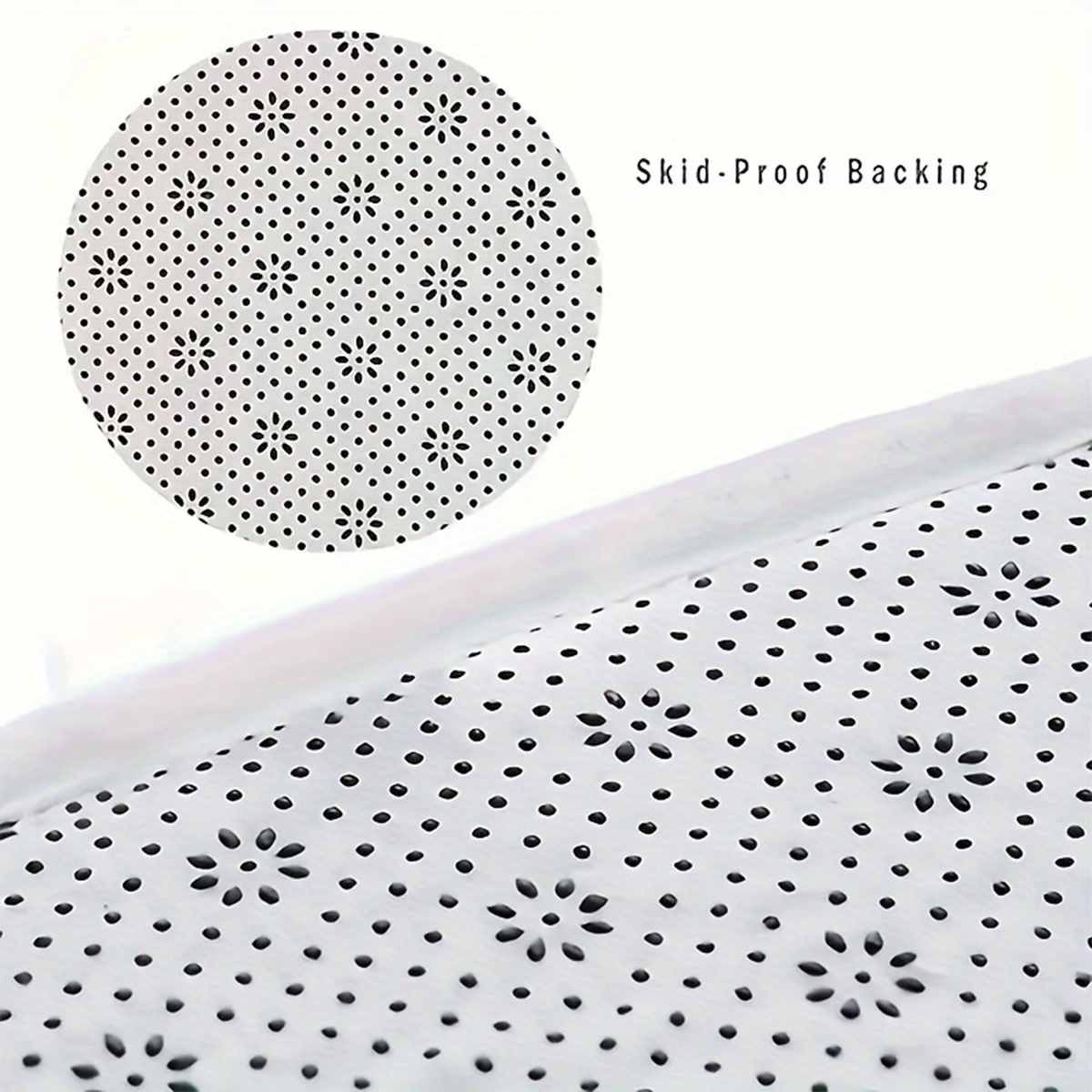 Striped flannel bathroom foot  - Desk Corner Mat reseña y precio
