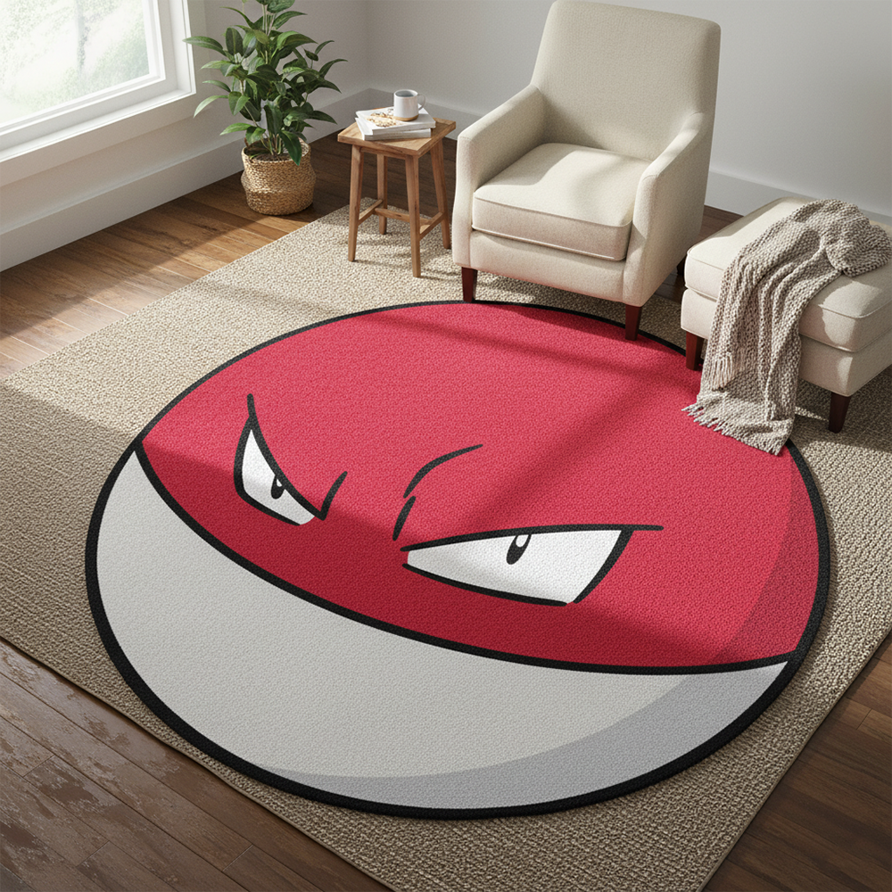 Pokemon Voltorb Anime Area Rug - Gaming Accessories For Kids reseña y precio