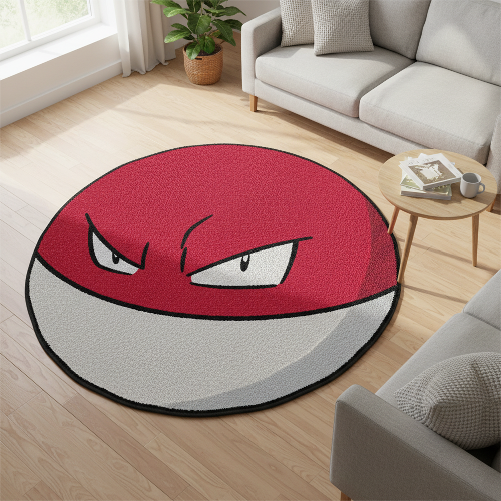 Pokemon Voltorb Anime Area Rug - Gaming Accessories For Kids reseña y precio
