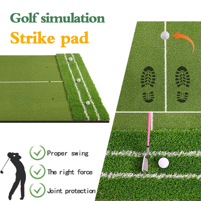 Premium Dual-Turf Golf Mat: Up - Desk Corner Mat reseña y precio