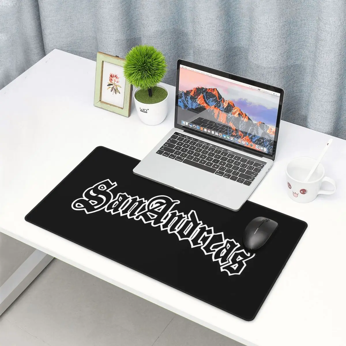 Large Mouse Pad Sherm Head GTA - Gaming Accessories Logo reseña y precio